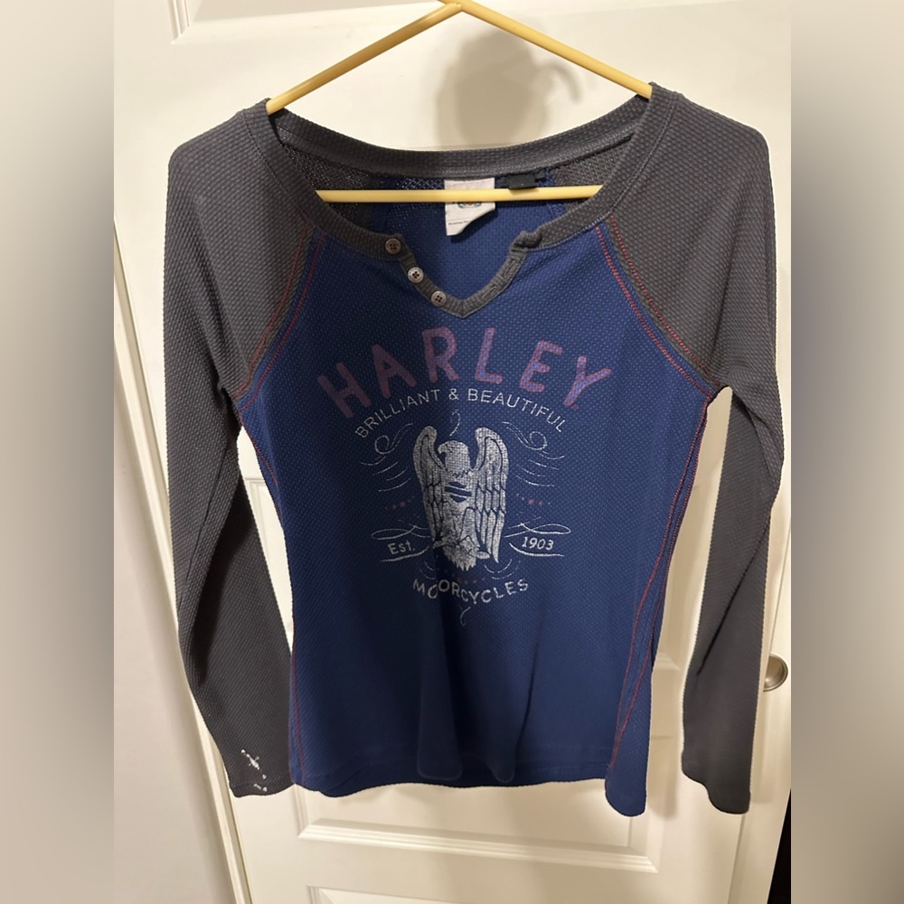 Women’s Harley Davidson Long Sleeve Shirt Size S